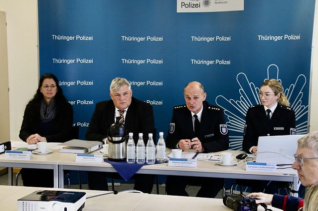 Bild: Vorstellung der polizeilichen Kriminalstatistik f&uuml;r 2023 in Nordhausen