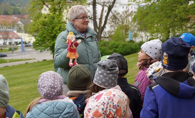 Bild: Kita Zwergenland besucht Prinzessin G&uuml;ntherine in Sondershausen
