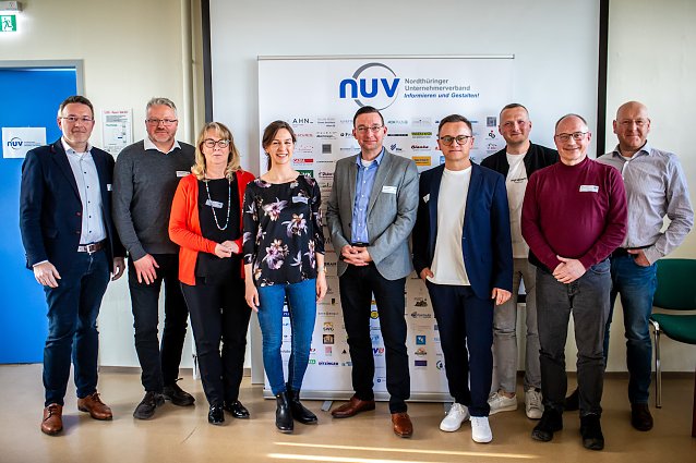 Bild: v.l.n.r.: Roy Thelemann (FDP), Sebastian Gerecke (CDU), Inge Klaan (CDU), Carolin Gerbothe (CDU), Christian D&ouml;ring (CDU), Frank Kramer (AfD), Christian V&ouml;lkel (CDU), Steffen Romer (CDU) und Michael G&ouml;rk (CDU)