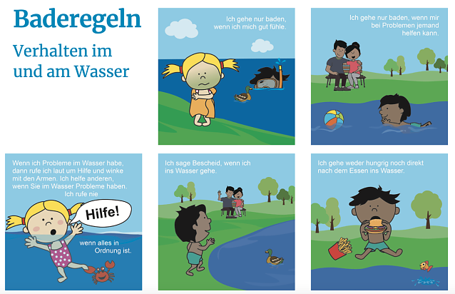 Bild: Sicher am Wasser - neue Regeln f&uuml;r die Freibadsaison
