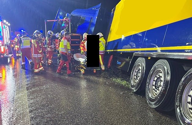 Bild: Unfall auf der A4