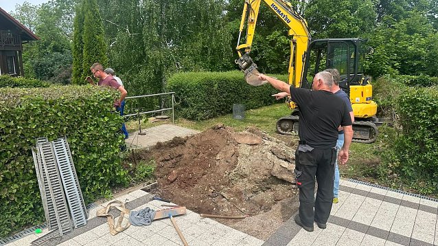 Bild: Der Defekt im Bergbad "Sonnenblick" in Sondershausen wurde gefunden und konnte behoben werden