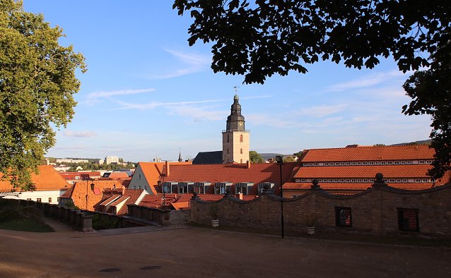 Bild: Blick vom Schlosshof in die Stadt Sondershausen