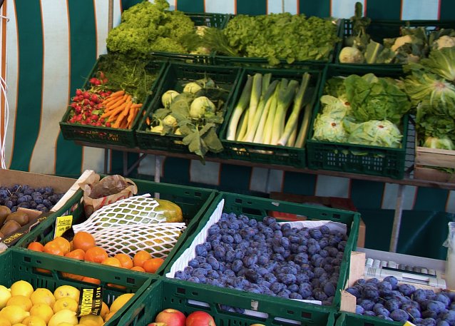 Bild: Wochenmarkt in Sondershausen