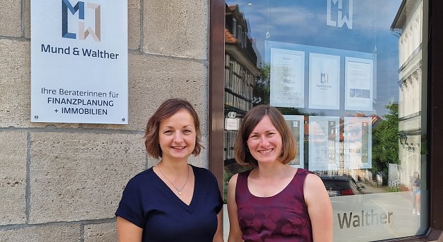 Bild:  Nicole Walther und Franziska Mund am Standort in der Barf&uuml;&szlig;erstra&szlig;e in Nordhausen