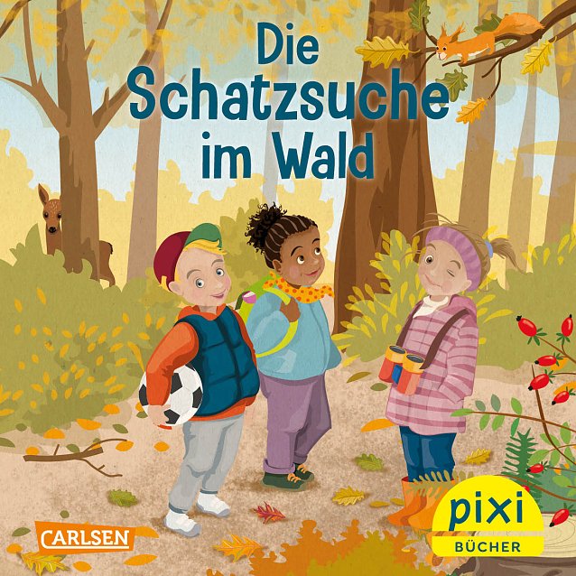 Bild: Schatzsuche im Wald