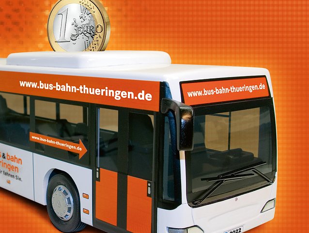 Bild: Ein-Euro-Tag in Th&uuml;ringer Bussen 