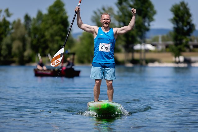 Bild: Champion Christoph Keil ist auch Vereinsvorsitzender der SUP Piraten