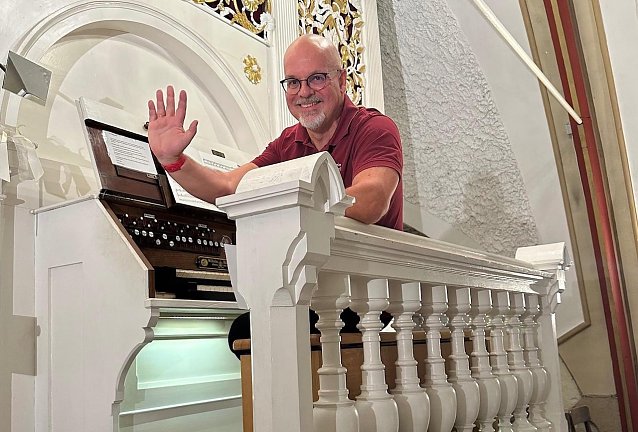 Bild: Organist Christian Kropp