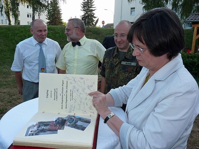 Bild: Lieberknecht bei Bundeswehr