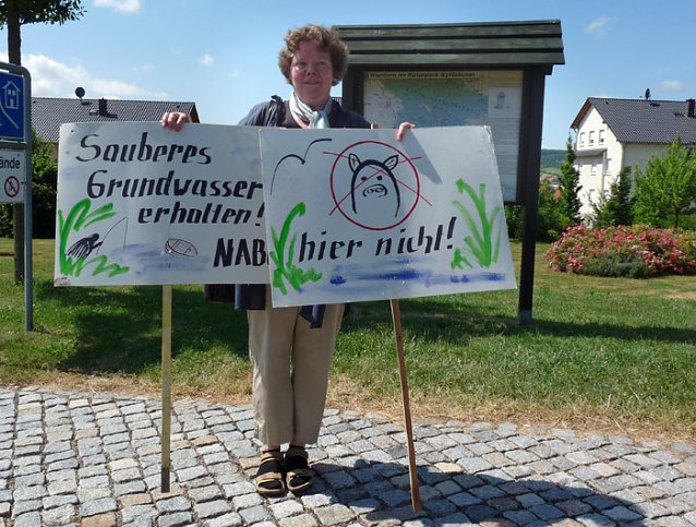 Bild: Protest Schweinemastanlage