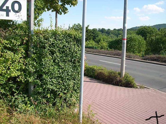 Bild: Radweg Hospitalstr&szlig;e