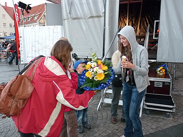 Bild: Athletenpr&auml;sentation des 15. Sparkassenmeetings 