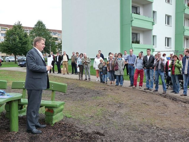 Bild: Einweihung Spielplatz