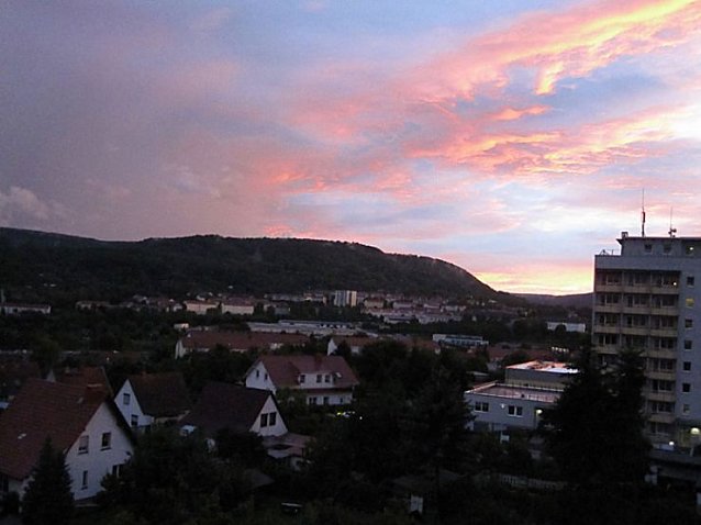 Bild: Orangefarbene Welt