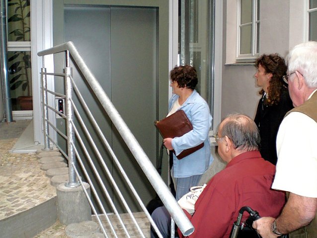 Bild: Fahrstuhl Rathaus