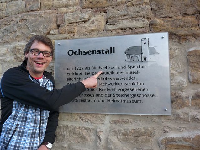 Bild: Christoph Sieber im Ochsenstall