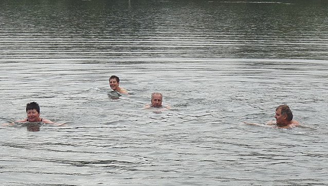 Bild: Abbaden der Wasserwacht