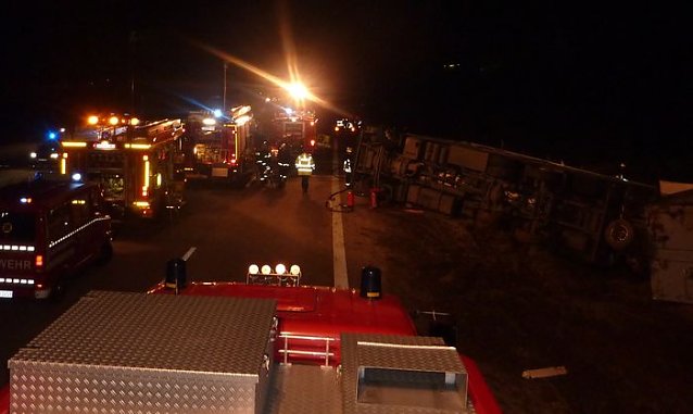 Bild: Einsatz auf der A 38