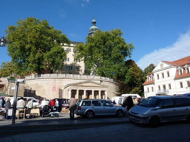 Bild: Schloss Sondershausen im Oktober