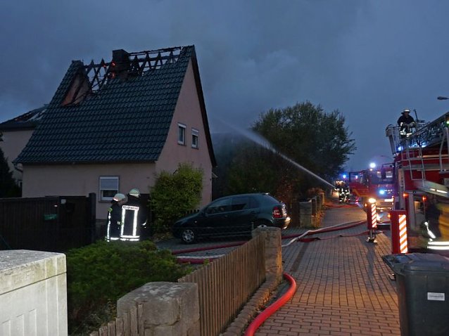 Bild: Wohnhausbrand Hospitalstra&szlig;e