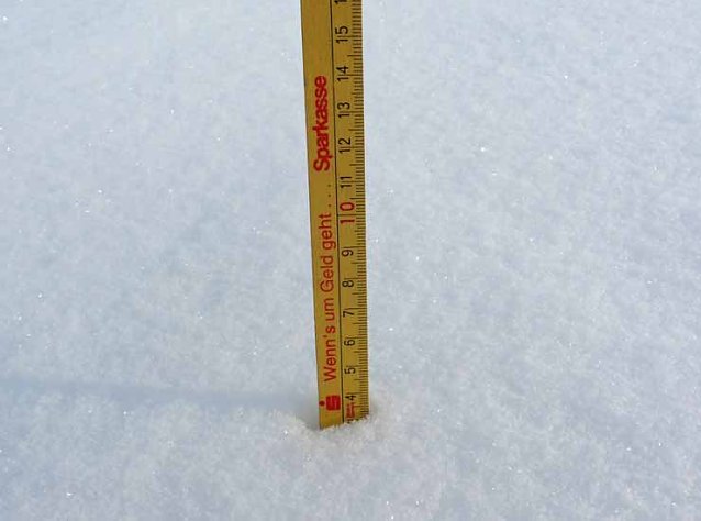 Bild: Schneeh&ouml;he &Ouml;stertal