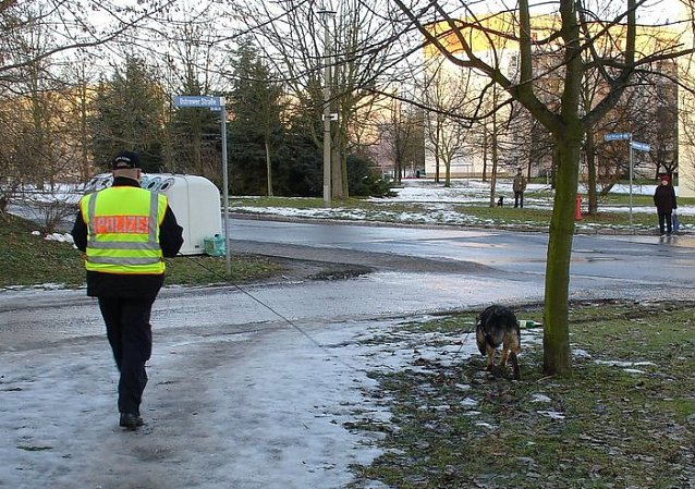 Bild: Polizei sucht Spuren