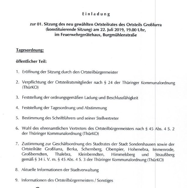 Bild: Meldungen aus der Stadtverwaltung