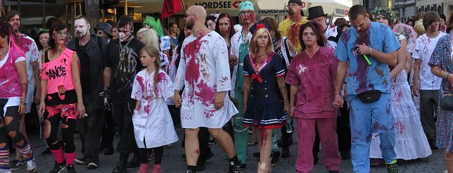 Bild: Untote unterwegs - Zombie-Walk in Leipzig