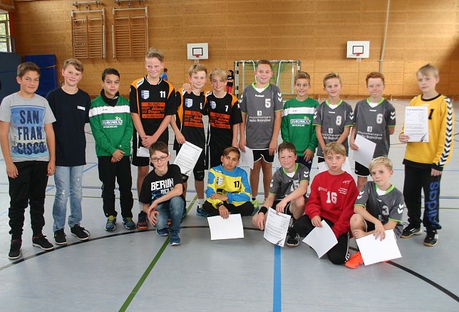 Bild: M&auml;nnlicher Handball-Nachwuchs