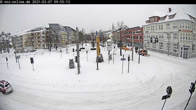 Bild: Nordhausen am Vormittag, kur vor 10 Uhr