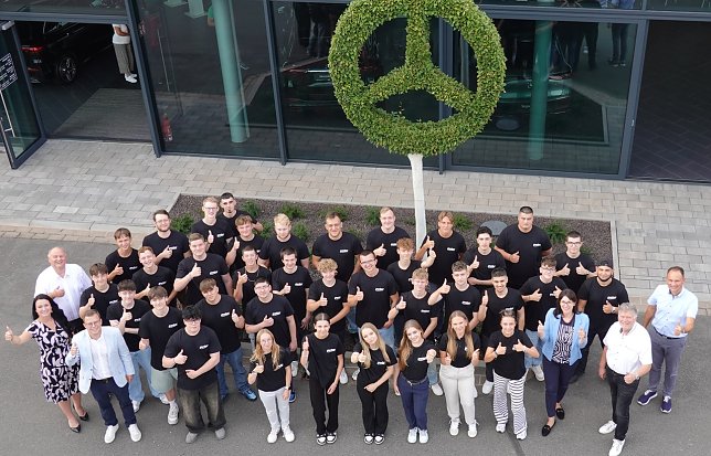 Bild: Die "Neuen" des Jahrgangs 2024