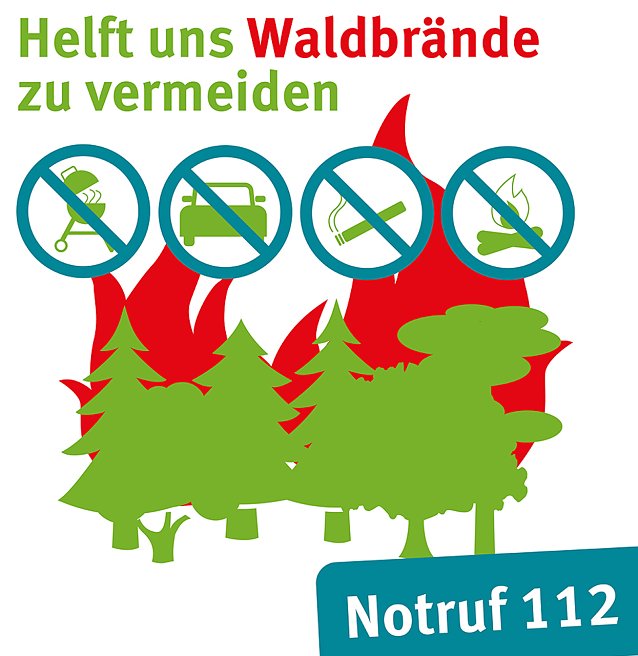 Bild: Nach wie vor ist die Unachtsamkeit von Waldbesuchenden ein gewichtiger Grund f&uuml;r Waldbr&auml;nde in Th&uuml;ringen