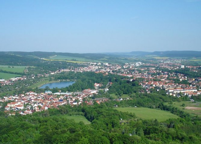 Blick vom Sondersh&auml;user Frauenberg (Foto: Karl-Heinz Herrmann)