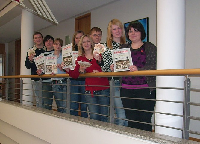 Gruppenbild der Erstplatzierten Kyffh&auml;userkreis (Foto: Karl-Heinz Herrmann)