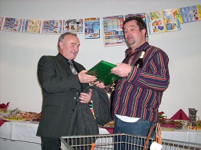 Volker Stiezel bei seiner B&uuml;ttenrede (Foto: Karl-Heinz Herrmann)