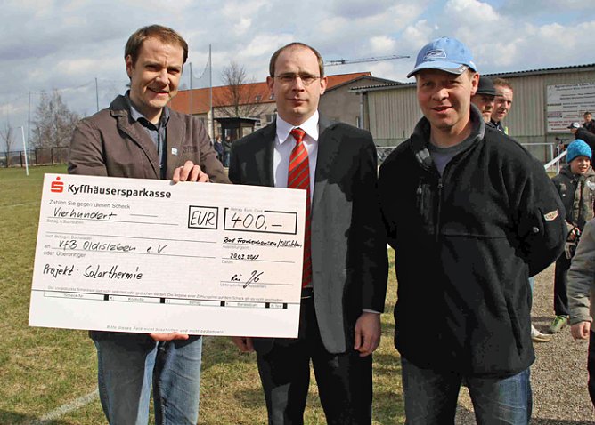 Zukunftsträchtige Investition (Foto: VfB Oldisleben) Zukunftsträchtige Investition (Foto: VfB Oldisleben)