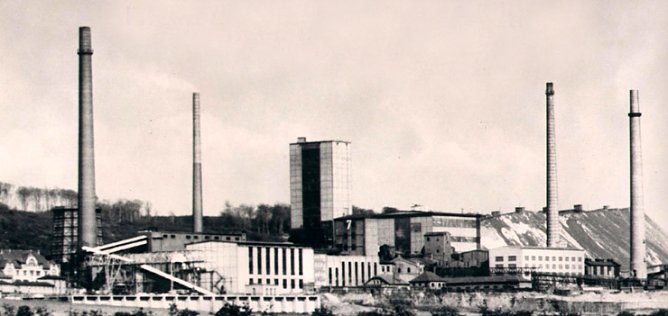 Kaliwerk Ro&szlig;leben um 1967/1968 (Foto: Archiv Hans-J&uuml;rgen Schmidt)