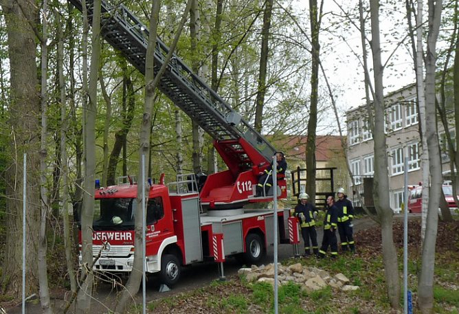 Feuerwehr im Borntal (Foto: Karl-Heinz Herrmann)
