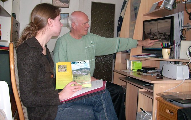Julia Hornickel und Hans-J&uuml;rgen Schmidt (Foto: Karl-Heinz Herrmann)