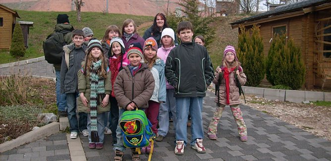 Im Gnadenhof mit dem JUST (Foto: Karl-Heinz Herrmann)