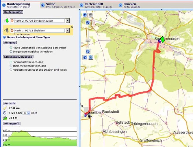Routenplaner (Foto: Karl-Heinz Herrmann) Routenplaner (Foto: Karl-Heinz Herrmann)