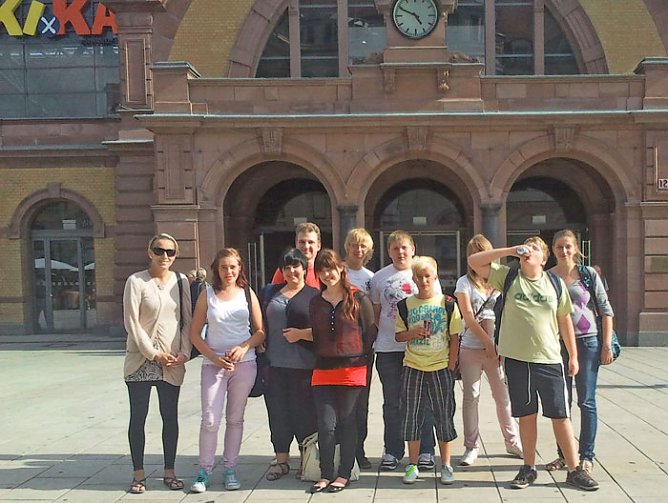 Jugendclub unterwegs in Erfurt (Foto: Domizil Bad Frankenhausen)