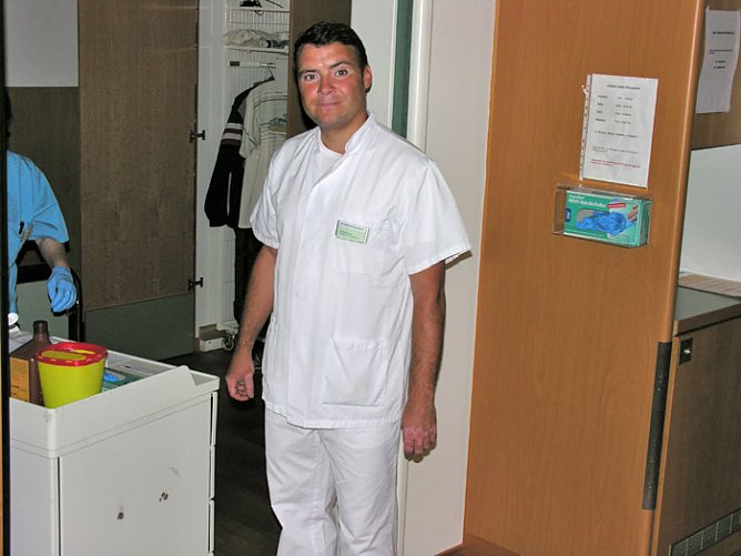 Kurth in Klinik (Foto: FDP Wahlkreisb&uuml;ro)
