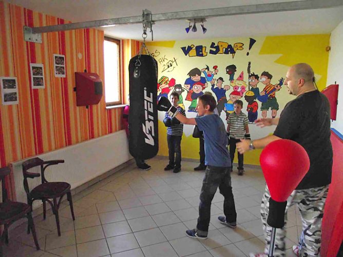 Boxen war der Renner (Foto: Domizil Bad Frankenhausen) Boxen war der Renner (Foto: Domizil Bad Frankenhausen)