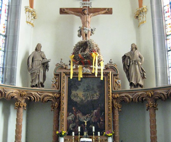 Erntekrone &uuml;bergeben (Foto: Karla Kreyer)