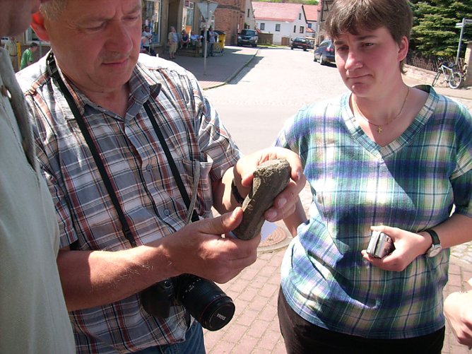 Abnahme Turmknopf Kirche Nendeleben (Foto: Karl-Heinz Herrmann)
