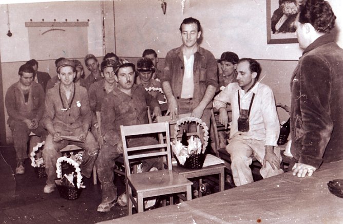 Besatzung Vortriebsmaschine (Foto: Archiv Hans-J&uuml;rgen Schmidt)