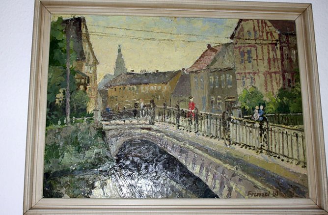 Bilder von Helmut Frenzel (Foto: Hans-Jürgen Schmidt) Bilder von Helmut Frenzel (Foto: Hans-Jürgen Schmidt)