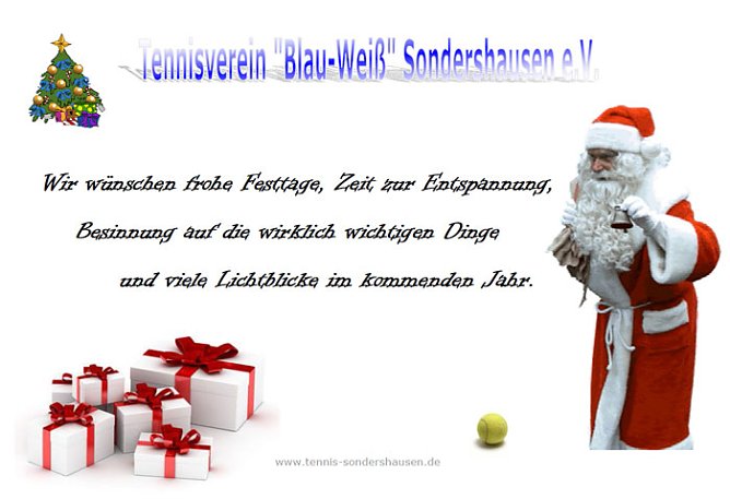 Weihnachtsgr&uuml;&szlig;e (Foto: Marcel Fromm)